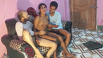 Rumpa21-The bengali gets fucked in the threesome, of course. But not only the black girls gets fucked, but also the two guys fuck each other in the tight pussy during the villag foursome. The sluts and the guys enjoy fucking each other in the foursom